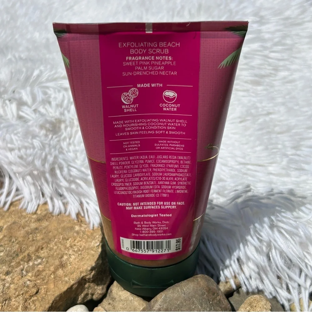Bath & Body Works Pink Pineapple Sunrise Exfoliating Body Scrub 6.6 fl oz NEW